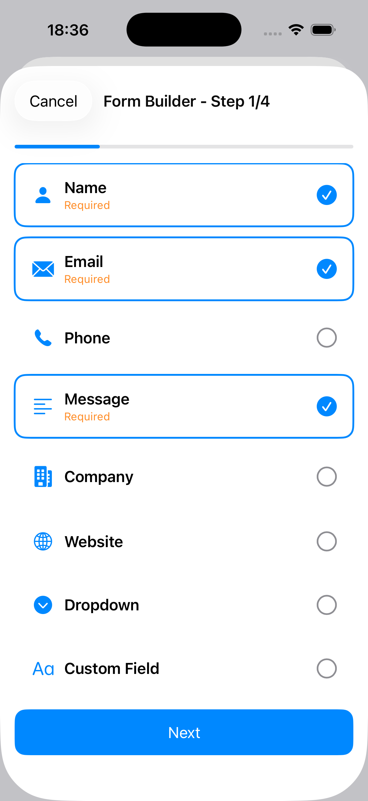 SubmissionTracker - Form Builder